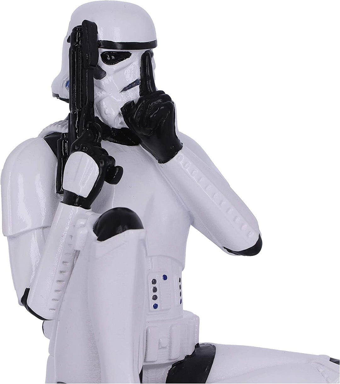 Nemesis Now B4894P9 Original Stormtrooper Three Wise Sci-Fi Speak No Evil, Mehrfarbig, 10 cm