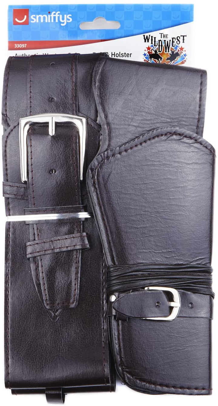 Smiffys Authentic Western Wandering Gunman Gürtel &amp; Holster