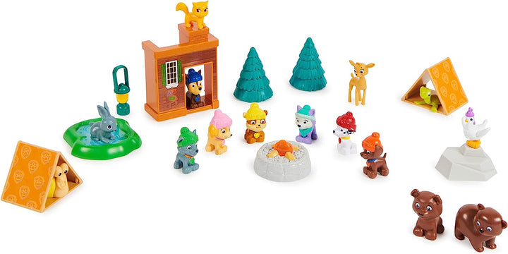 Paw Patrol: Adventskalender 2022 mit 24 Überraschungsspielzeugen – Figuren, Zubehör und