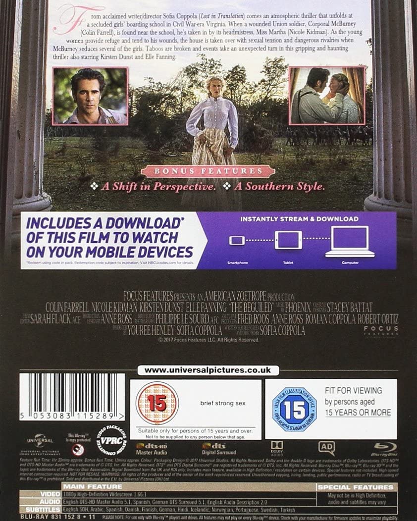 Die Verführten [Blu-ray] [2017]