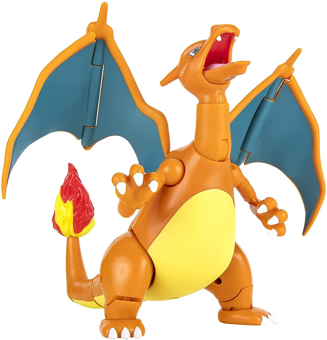 Pokemon Select 6 Inch Articulated Figure-Charizard, Multi-Colour