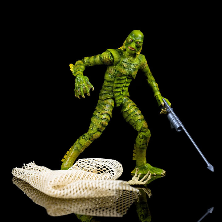 Jada 253251017 Universal Monsters Black Lagoon Creature 6 Zoll Deluxe Sammlerfigur, Grün