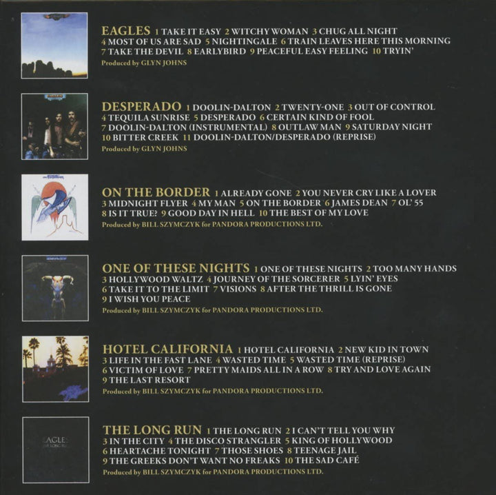 Die Studioalben 1972–1979 – Eagles [Audio-CD]