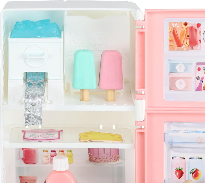 Real Littles Desktop Caddies – Mini-Kühlschrank mit mehr als 20 echten Arbeitspapieren Surp