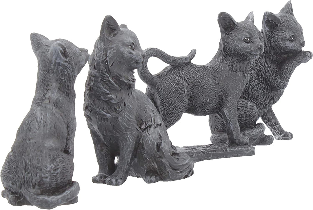 Nemesis Now Lucky Black Cats 9 cm (Display mit 24 Stück), Polyresin