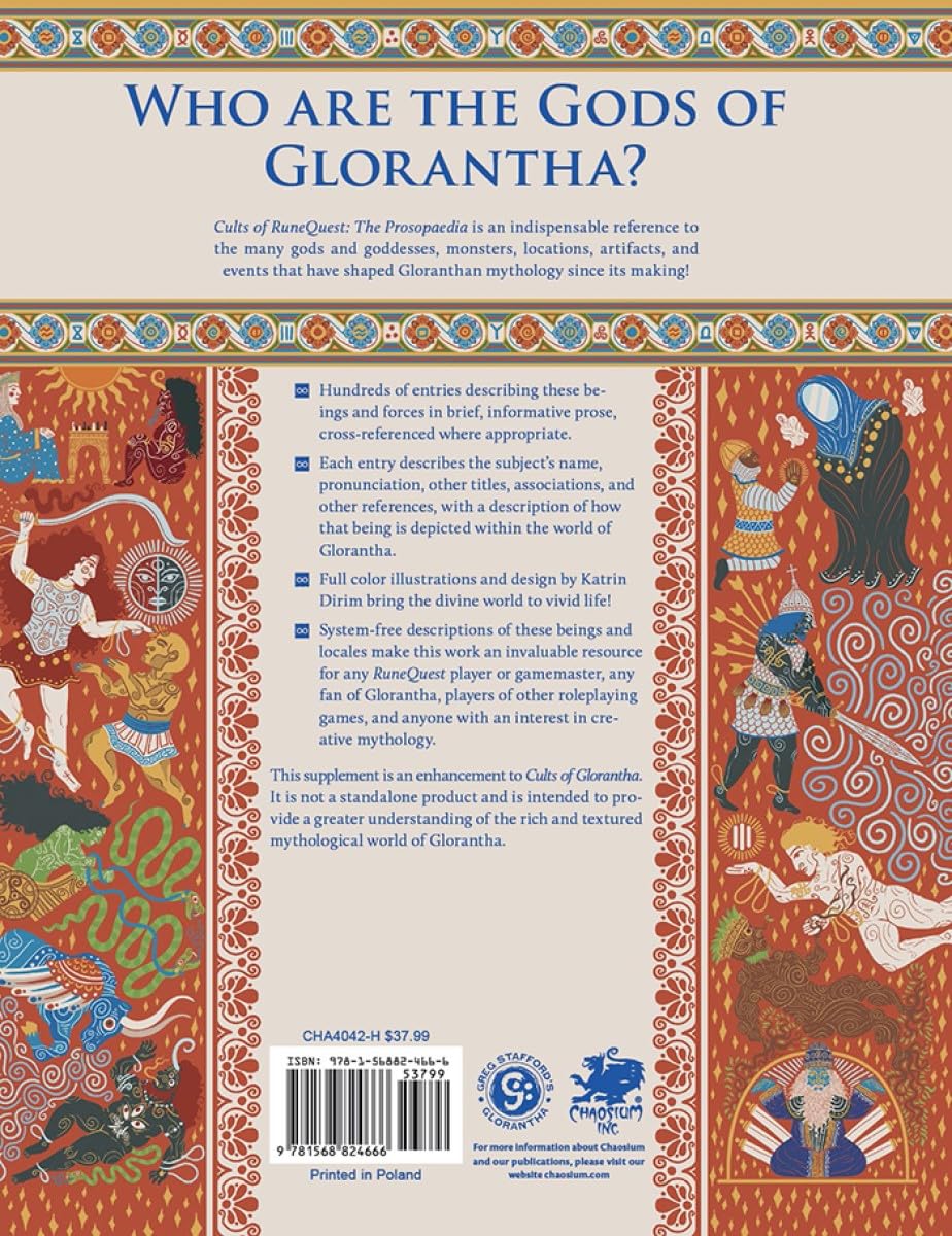 Cults Of RuneQuest: The Prosopaedia - RuneQuest RPG 3