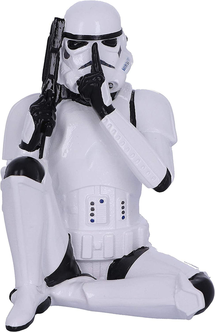 Nemesis Now B4894P9 Original Stormtrooper Three Wise Sci-Fi Speak No Evil, Mehrfarbig, 10 cm