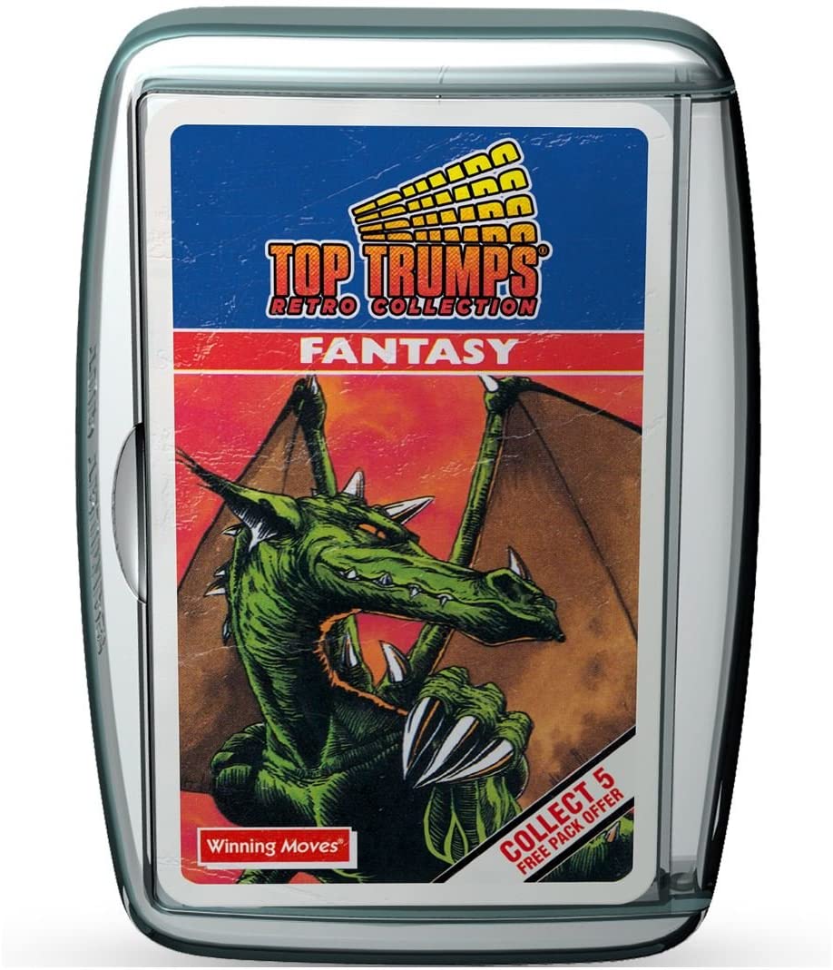 Fantasy Retro Top Trumps Kartenspiel