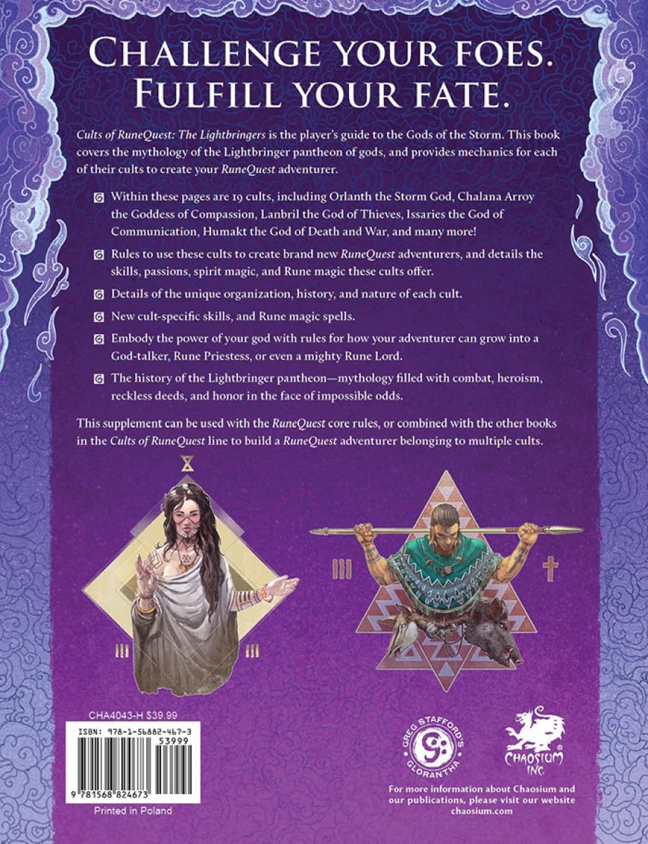 Cults of RuneQuest: The Lightbringers - Hardcover