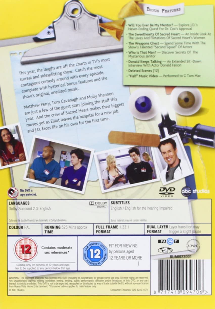 Scrubs – Komplette Sammlung: Staffel 1–9 – Sitcom [DVD]
