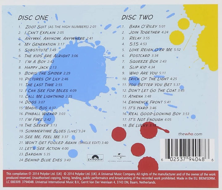 The Who Hits 50 - The Who [Audio-CD]