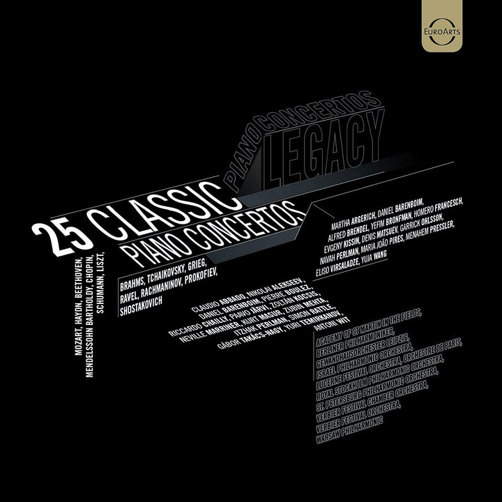 25 klassische Klavierkonzerte [DVD] [2020]