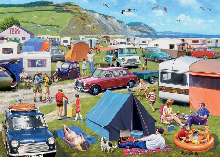 Ravensburger Leisure Days Nr. 5 Camping &amp; Caravaning 1000-teiliges Puzzle für Erwachsene ab 12 Jahren