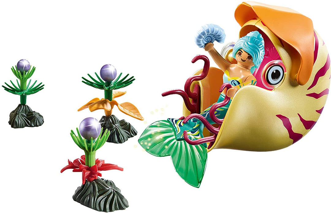 Playmobil 70098 Magic Mermaid mit Schneckengondel, bunt
