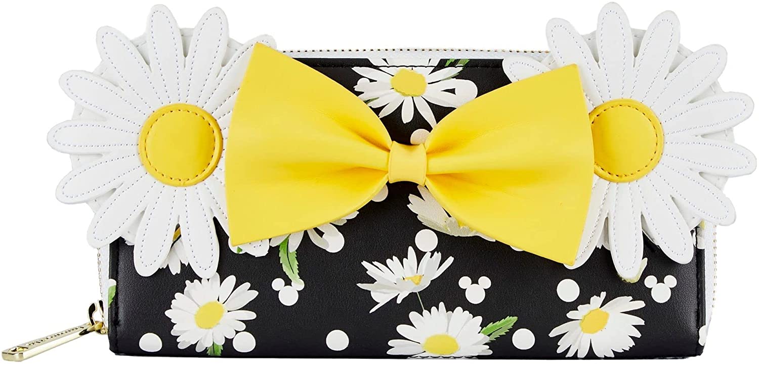 Loungefly Minnie Mouse Daisies Zip-Around Wallet