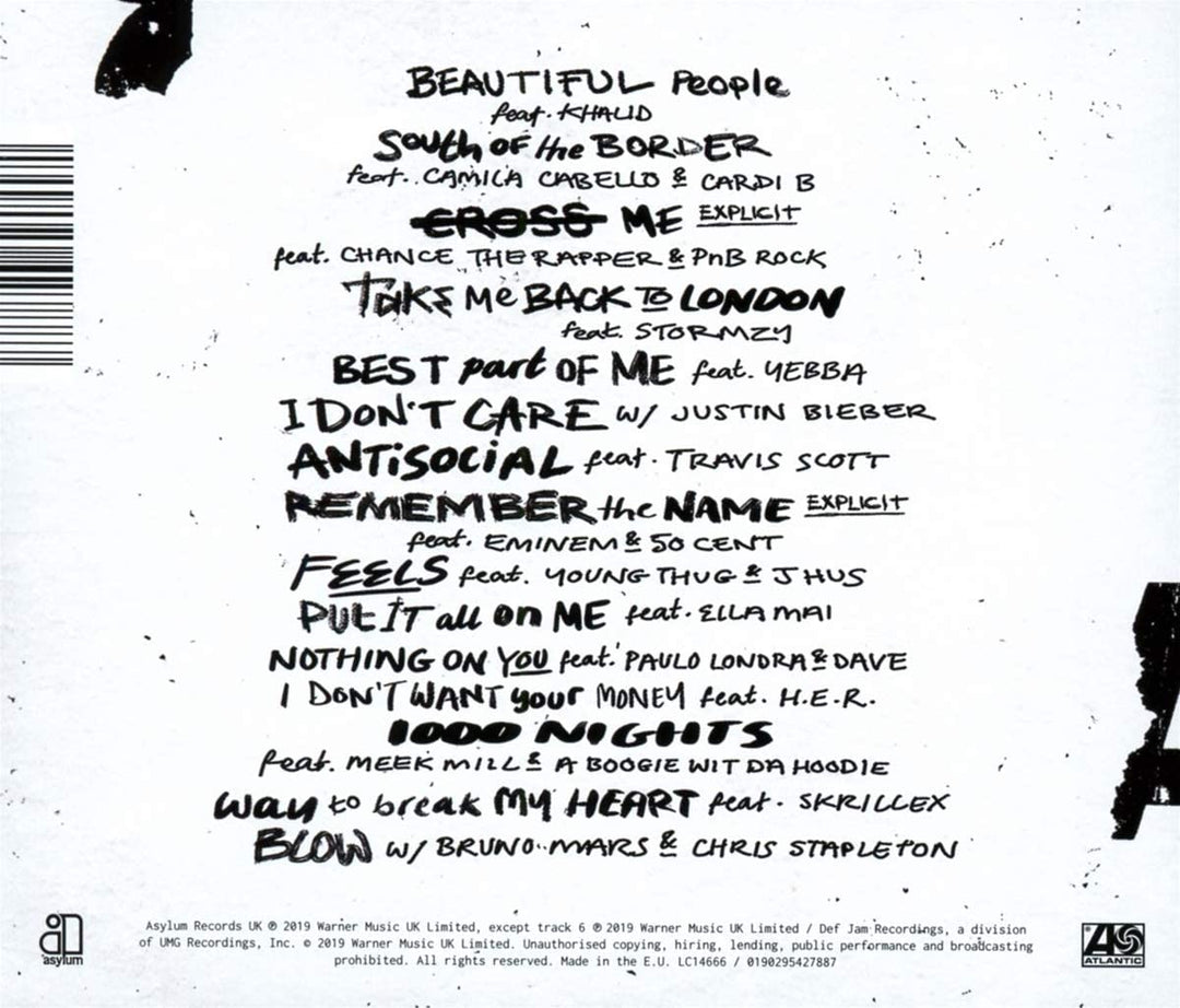 No.6 Collaborations Project – Ed Sheeran [Audio-CD]