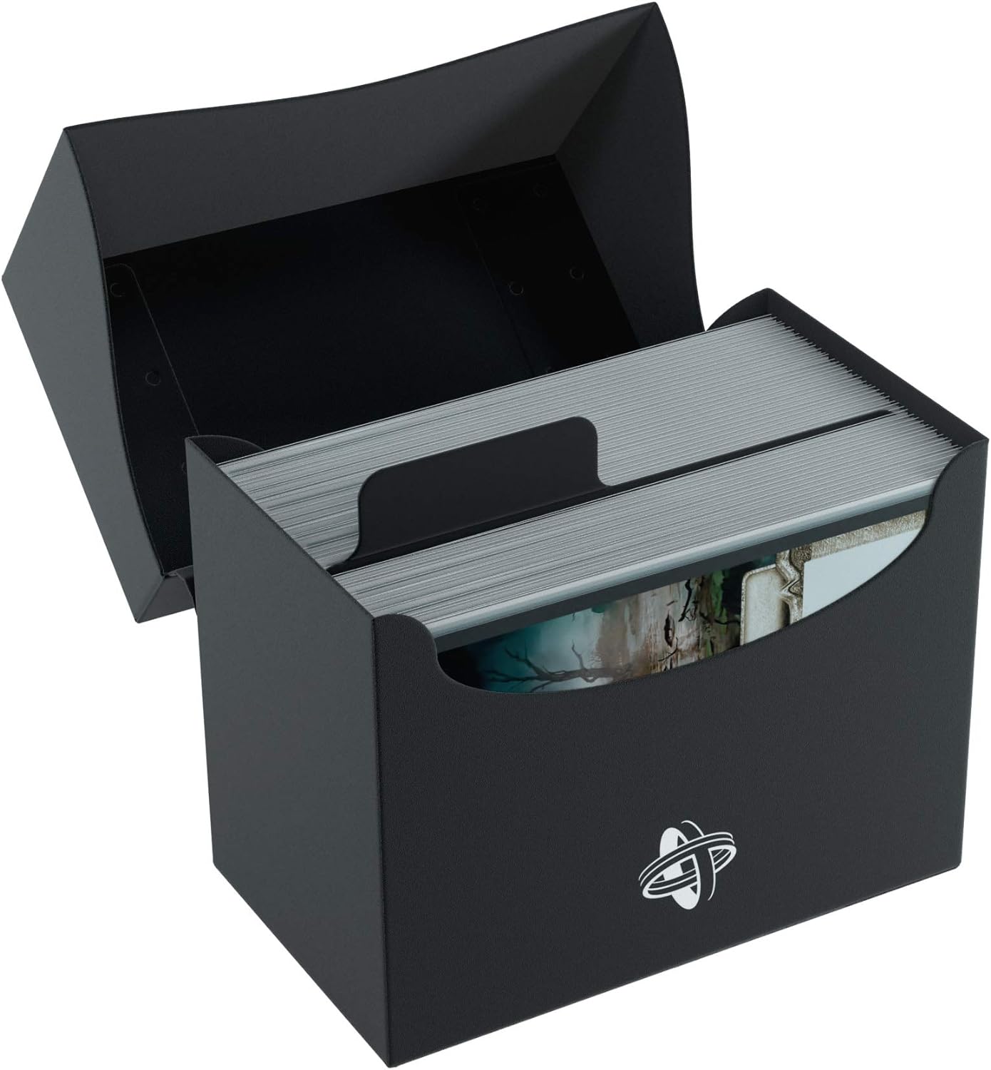 Gamegenic 80-Card Side Holder - Black, Holds 80 Double-Sleeved Cards, Sideloading Deck Box with Cobra Neck Technology 5
