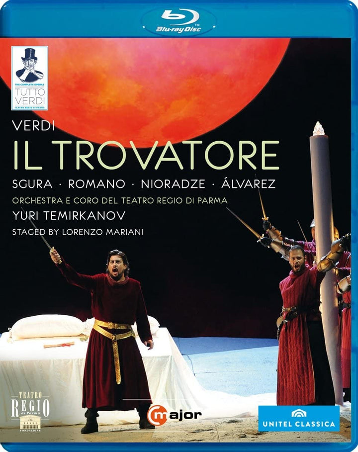 Verdi: Il Trovatore [Parma 2010] [Nucci, Sgura, Fantini, Romano, Alvarez] [C-Dur: 723504] [2013] [Region Free] [Blu-ray]