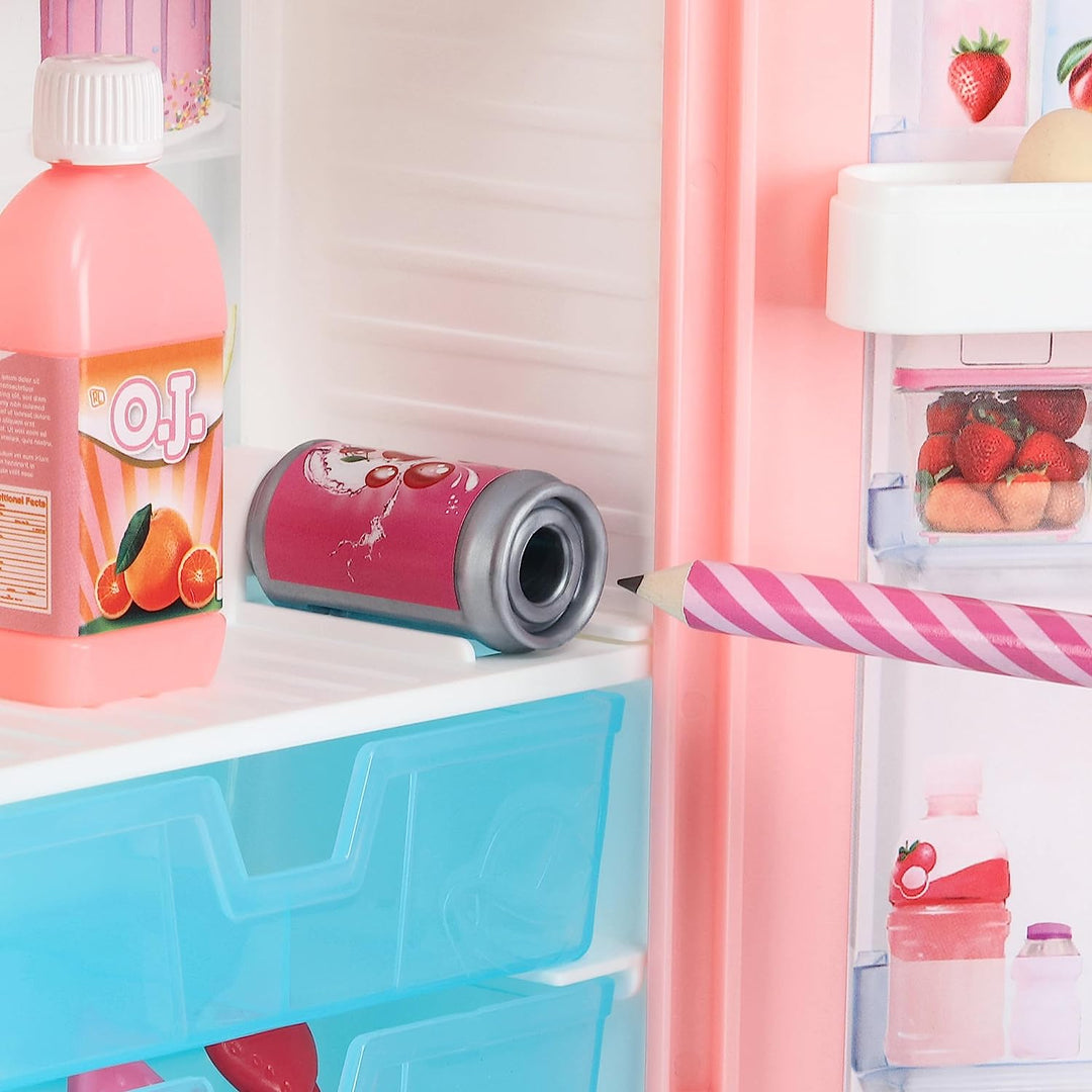 Real Littles Desktop Caddies – Mini-Kühlschrank mit mehr als 20 echten Arbeitspapieren Surp