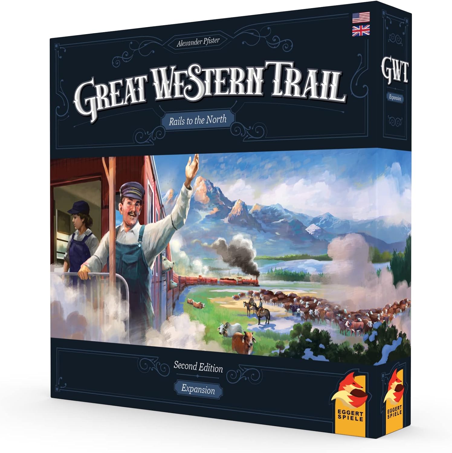 Eggert Spiele Great Western Trail: Rails to the North 2nd Ed Board Game Expansion 5