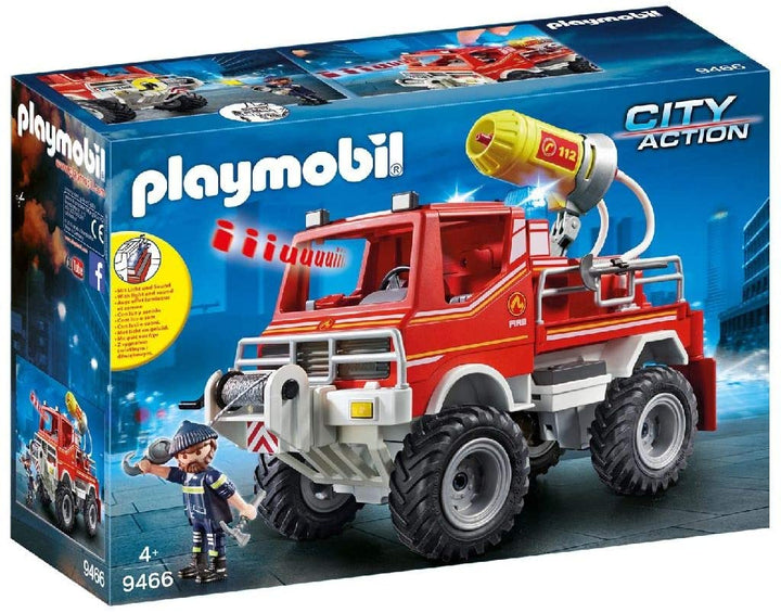 Playmobil City Action 9466 Feuerwehrauto für Kinder ab 5 Jahren