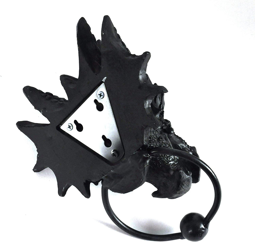 Nemesis Now Drachen-Türklopfer, 23,5 cm, Schwarz