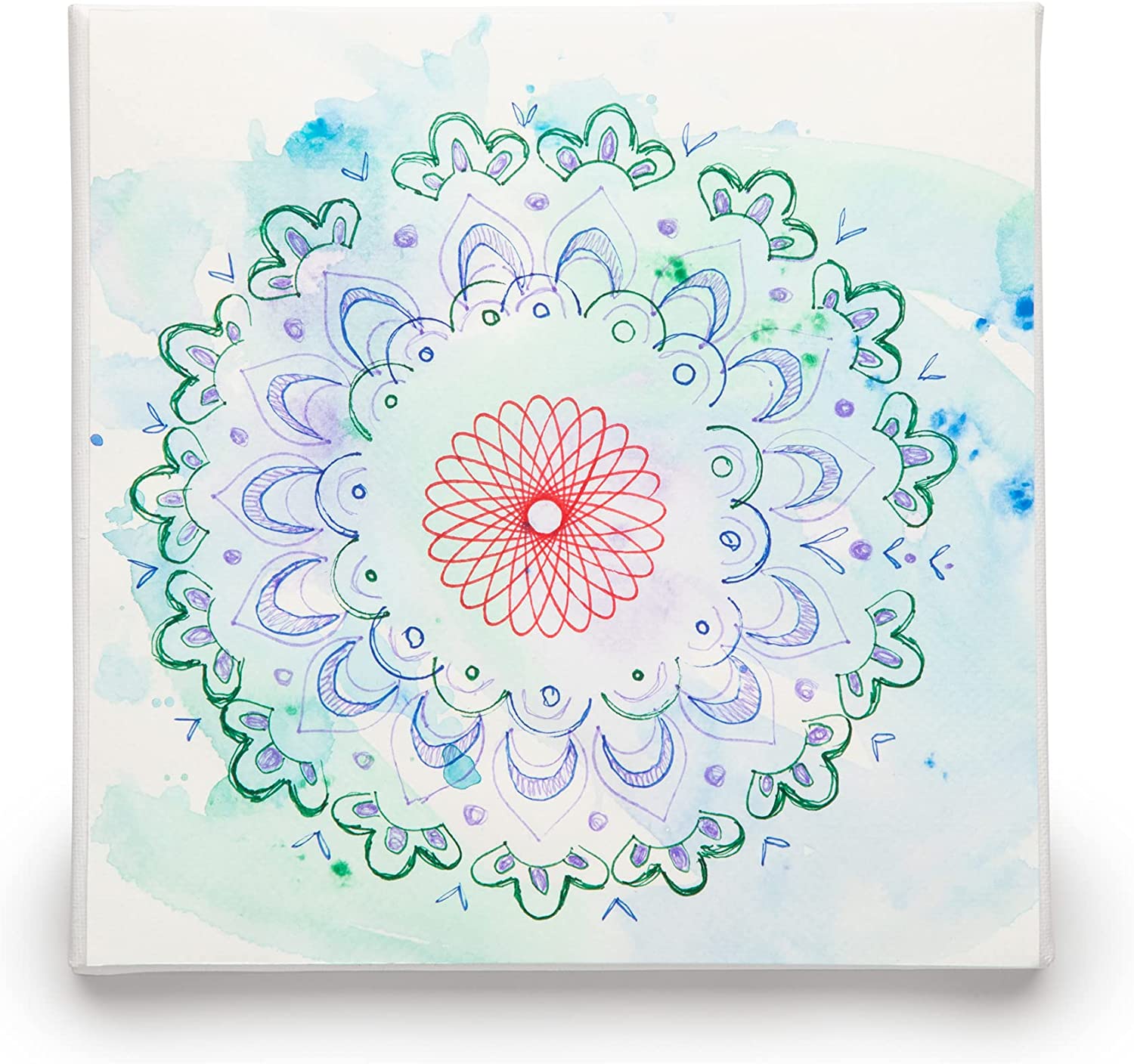Mandala Spirograph Set - Create Artistic Designs with 15-Piece Kit for Ages 8+ 3