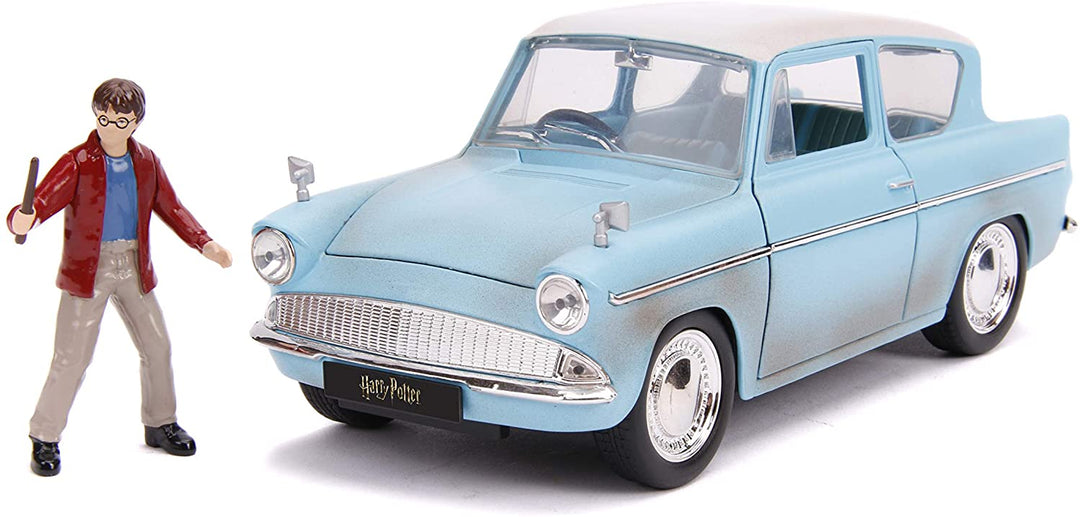 HARRY POTTER 1959 FORD ANGLIA DRUCKGUSS-REPLIKAUTO IM MAßSTAB 1:24