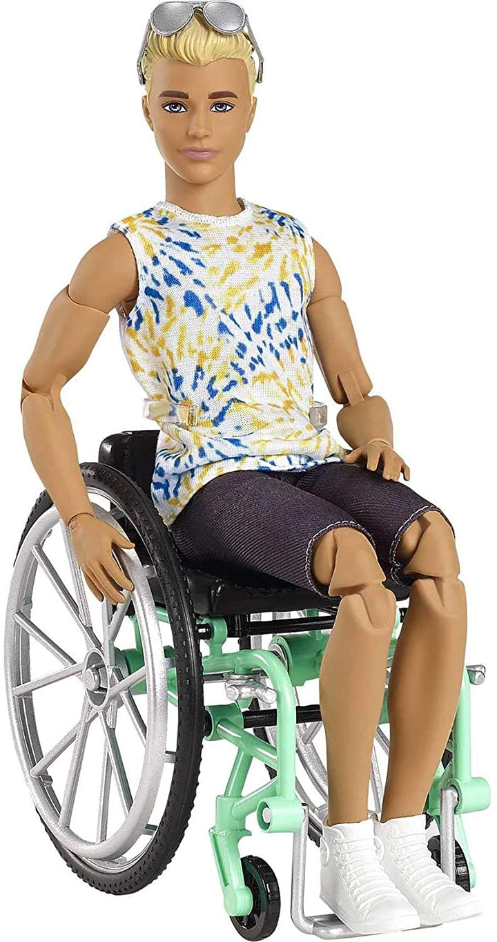 Barbie Ken Fashionistas Puppe #167 mit Rollstuhl &amp; Rampe