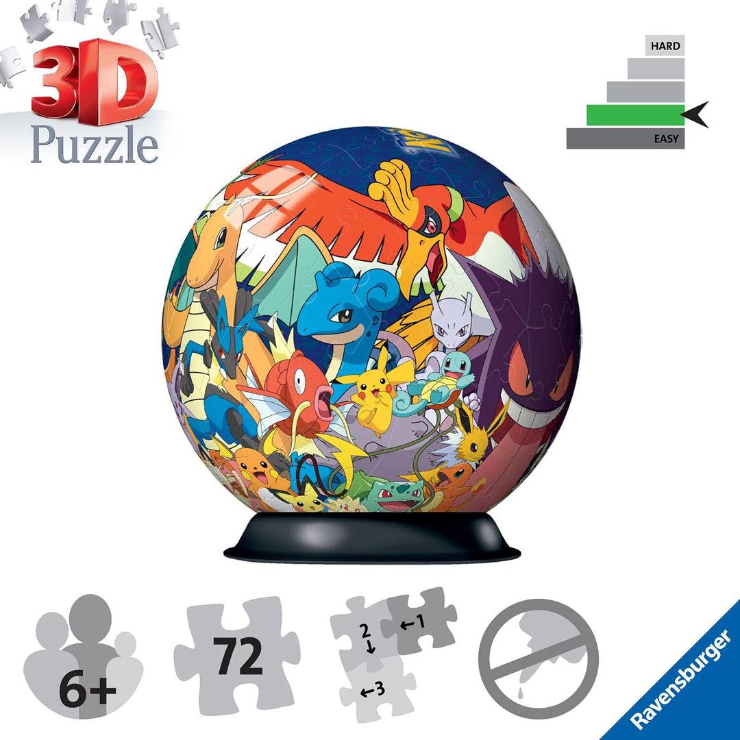 Ravensburger Pokemon 72 Piece 3D Jigsaw Puzzle