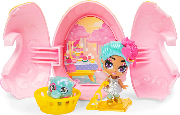 Hatchimals Pixies, Shimmer Babies Babysitter mit Baby-Hatchimal und Spielzubehör (Stile können variieren)