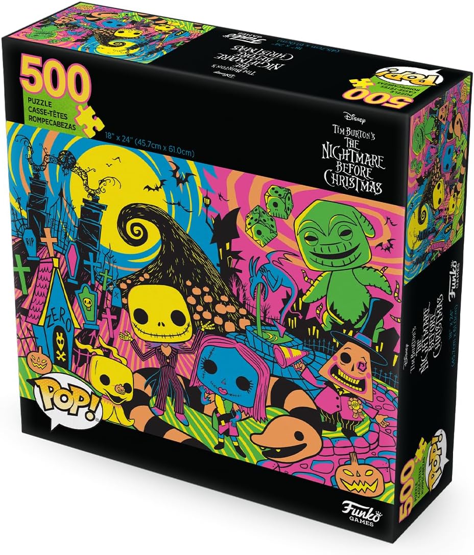 Funko POP! Puzzle - The Nightmare Before Christmas - 500 Piece Jigsaw with Crown Piece 3