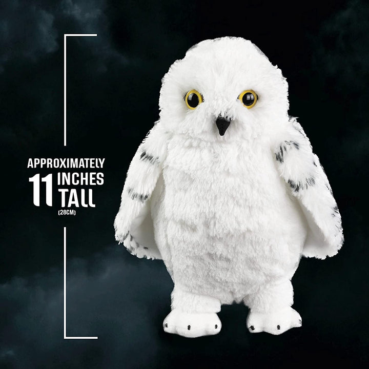 The Noble Collection Harry Potter Hedwig Plüsch – 11 Zoll (28 cm) weiche Plüsch-Schneeeule – offiziell lizenziertes Filmset, Film-Requisiten, Geschenke, Merchandise