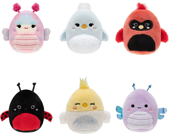 Squishville SQM0331 Packung mit 6 Flying Clouds Squad Sechs 2-Zoll-Plüschspielzeugen für Kinder