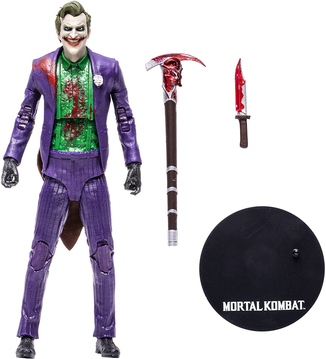 McFarlane TM11058 Mortal Kombat 7 Inch Collectible Figures Wave 8-Joker (Bloody)