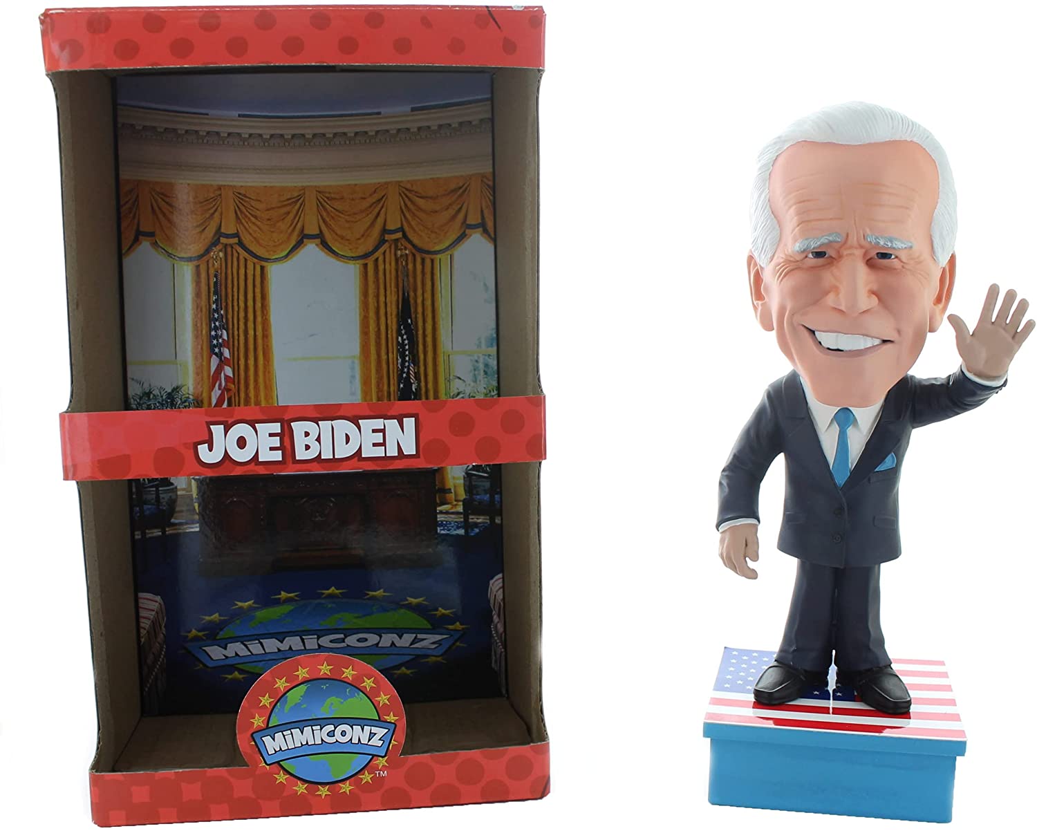 Mimiconz Joe Biden Figurine - Hand-Painted Collectible World Leader Figure 4