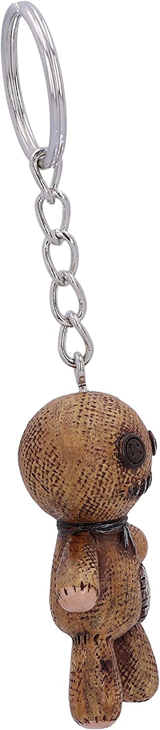 Nemesis Now Dark Curse Voodoo-Puppen-Schlüsselanhänger, braun, 6 cm