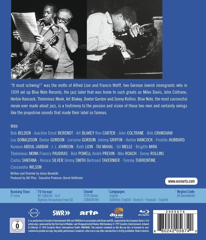 Blue Note:Modern Jazz [Various] [EUROARTS [2015] [Blu-ray]