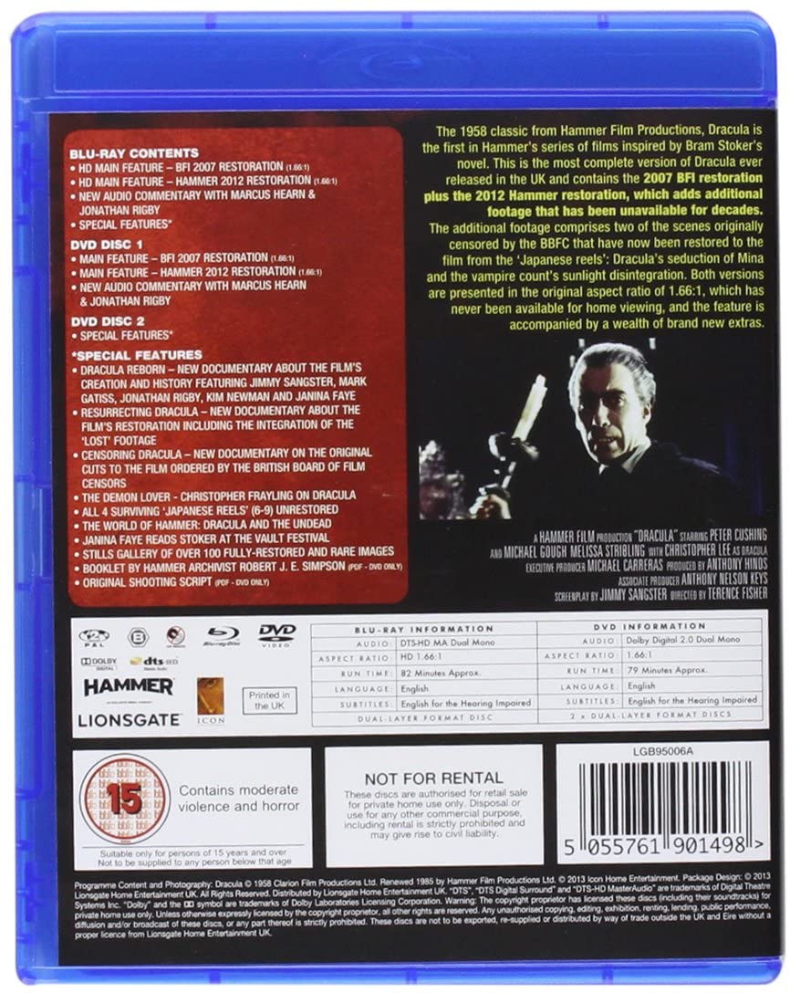 Dracula – Horror/Romanze [Blu-ray]