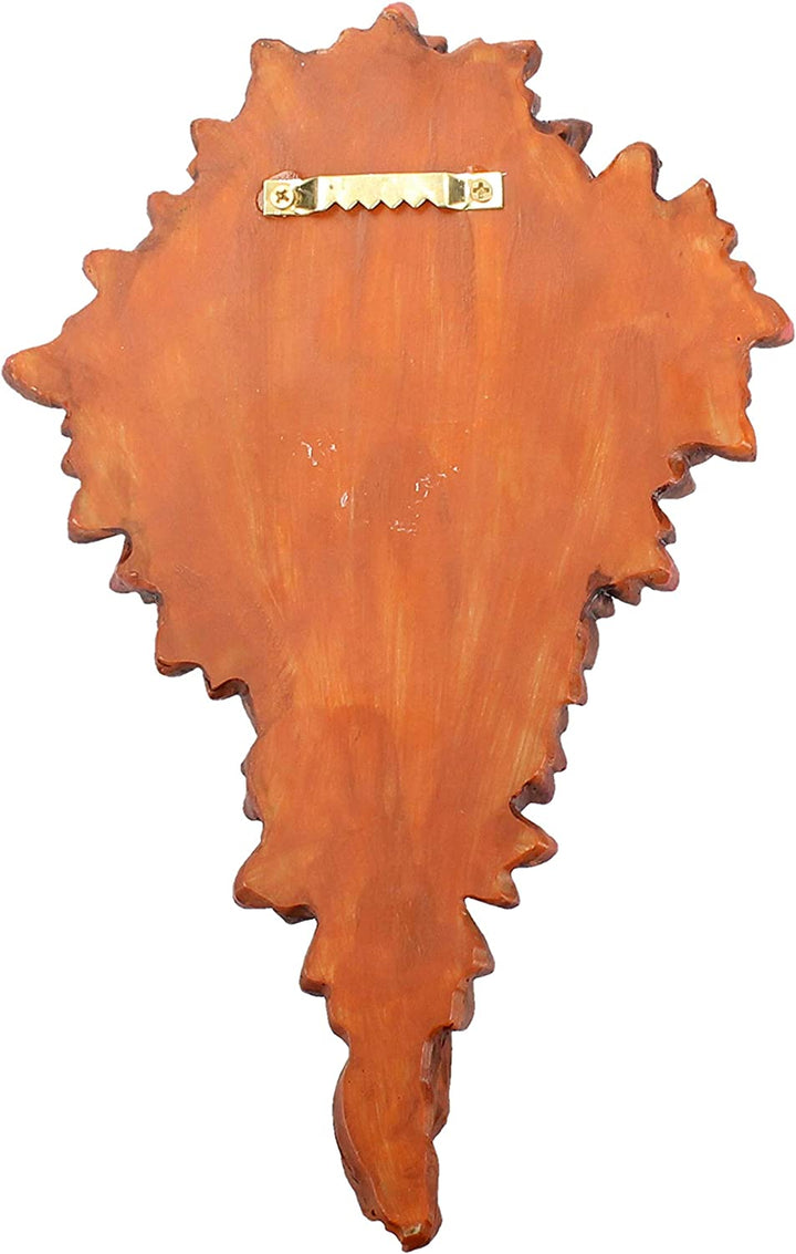 Nemesis Now Mabon Wisdom Wandschild, 21,5 cm, Kunstharz, Rot