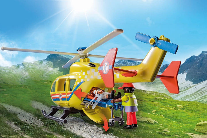Playmobil 71203 City Life Sanitätshubschrauber, Spielzeug für Kinder ab 4 Jahren, Spielzeugspiel