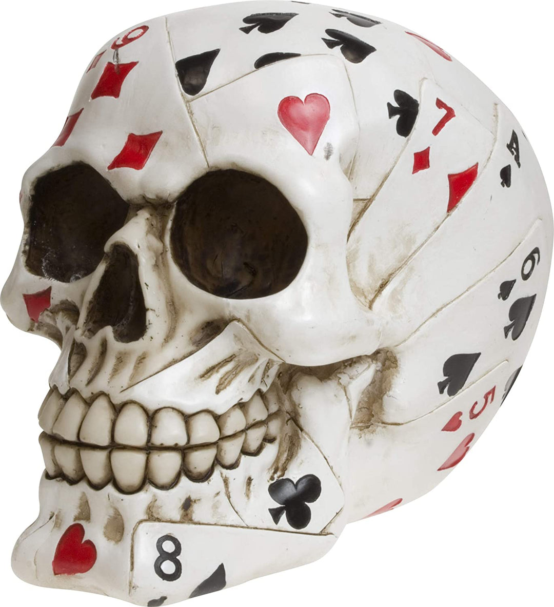 Nemesis Now Dead Mans Handschädel-Figur, 17 cm, Weiß