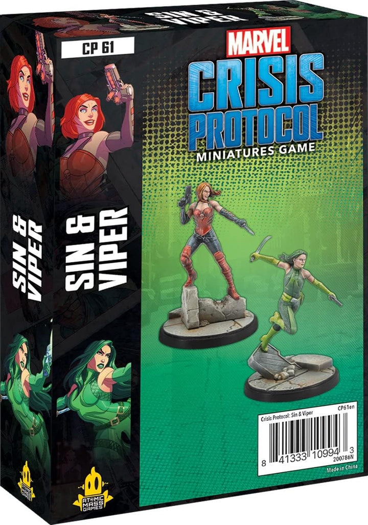 Atomic Mass Games Fantasy Flight Games – Marvel Crisis Protocol: Sin und Viper C