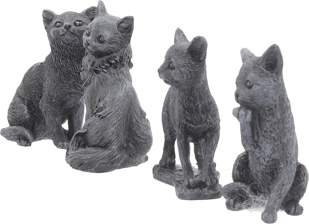 Nemesis Now Lucky Black Cats 9 cm (Display mit 24 Stück), Polyresin