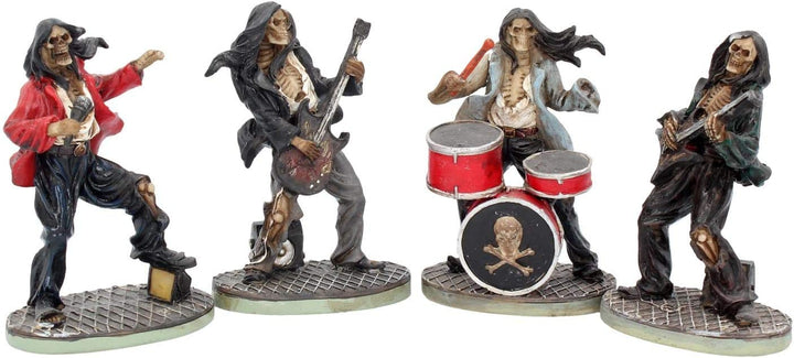 Nemesis Now NEM3962 Eine verdammt gute Band! (Vierer-Set) Figur 10 cm Elfenbein