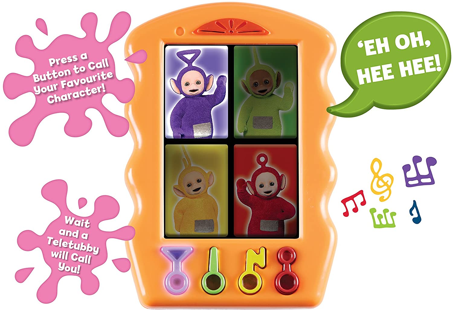 Teletubbies Tubby Phone Toy - Interactive Light-Up Electronic Phone for Toddlers
