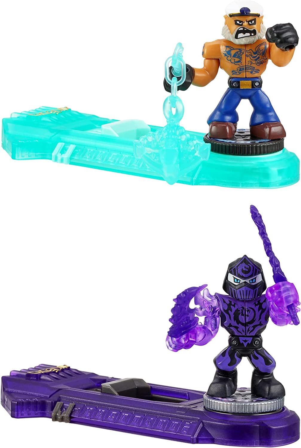 Legends of Akedo: Powerstorm Versus Pack – Epische Shadowfire Nightblade Vs Overboard Warrior-Figuren