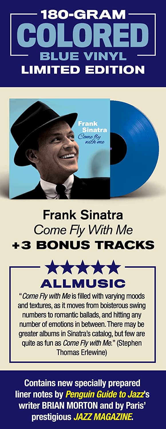 FRANK SINATRA - Come Fly With Me (Solid Blue Vinyl) [VINYL]