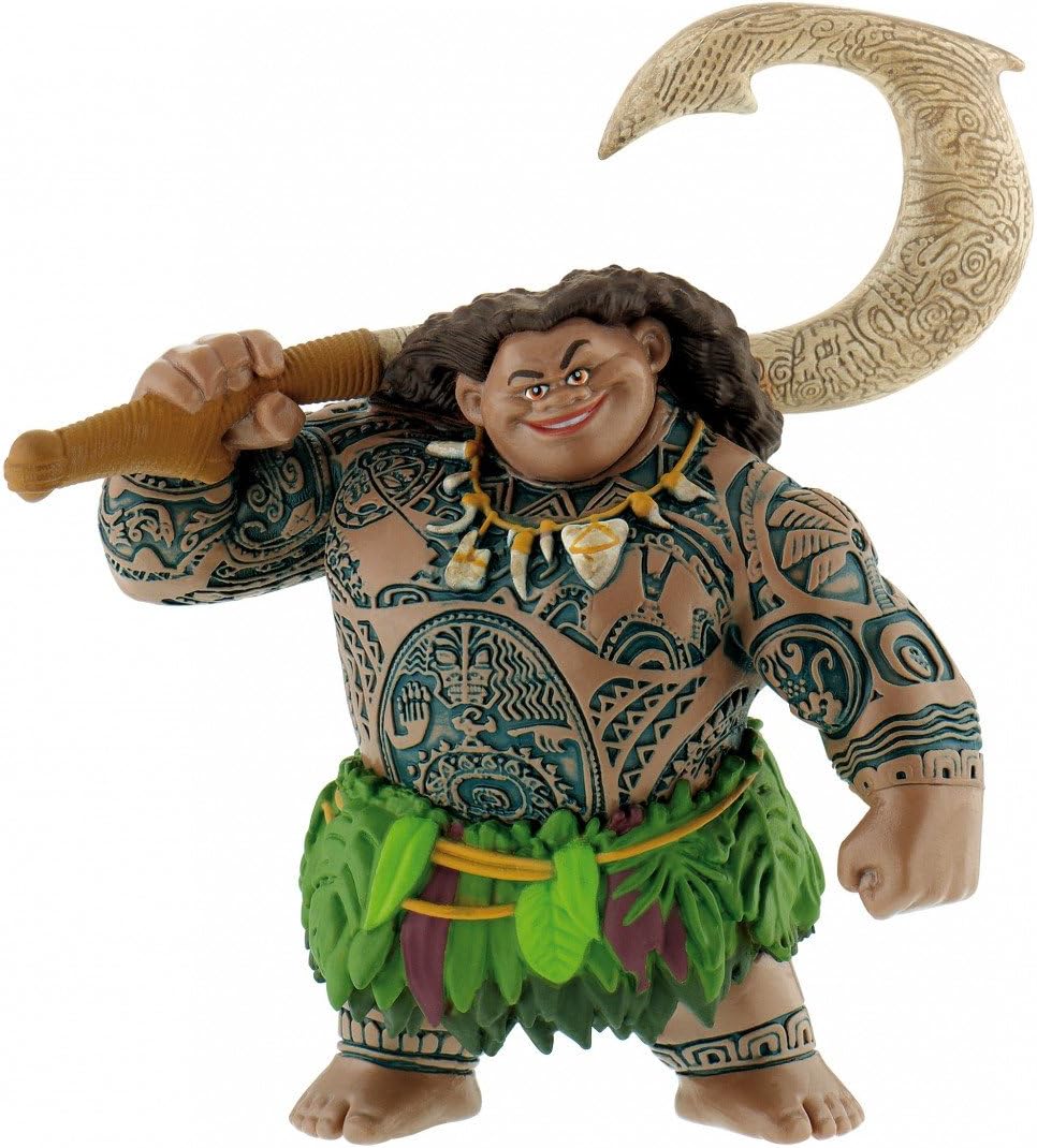 Bullyland BUL-13186 Disney Moana/Vaiana/Oceania Figur Halbgott Maui, Mehrfarbig