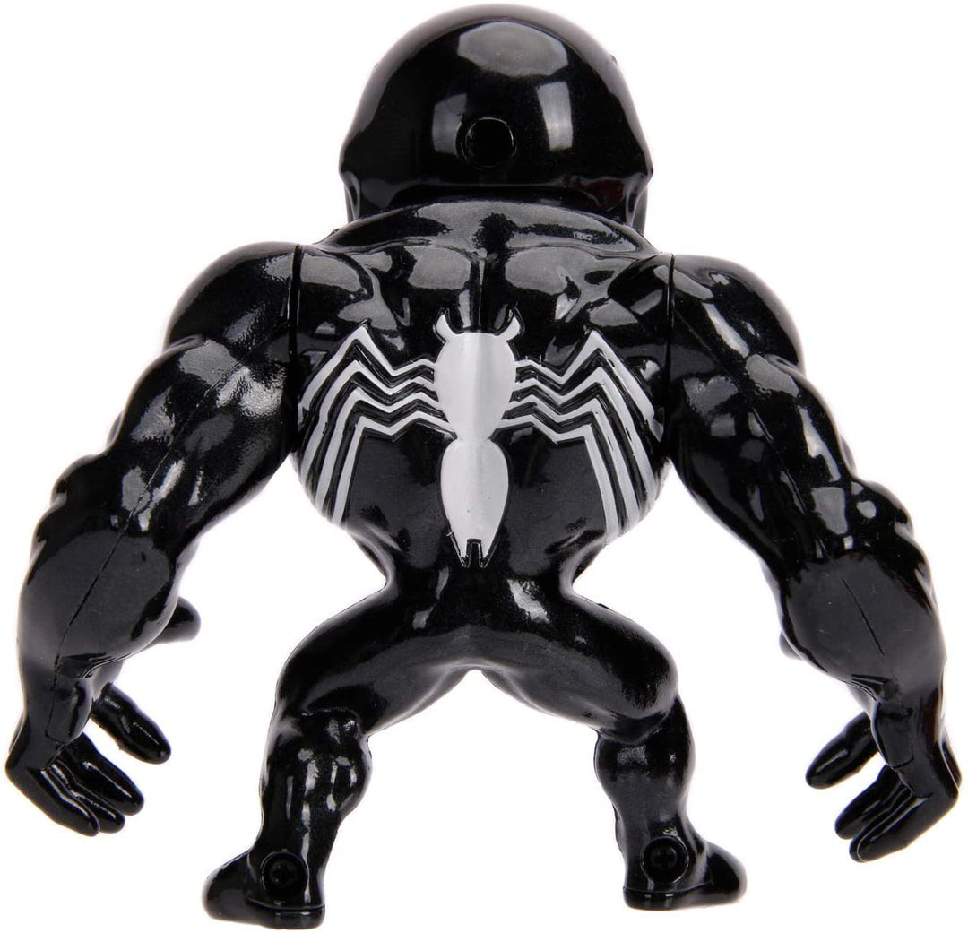 Jada Toys 253221008 Marvel Venom Figur, 10 cm, Sammelfigur, Druckgussfigur, Schwarz